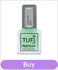 Cuticle oil TUFI profi PREMIUM with kiwi brush 15 ml
